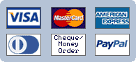 We accept many Payment Methods